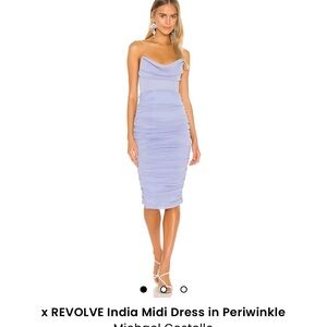 Revolve strapless bustier dress size small